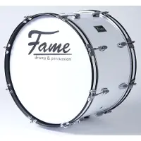 Fame Marching basDrum 20"x12", met Tragegordel & Beater - Marching bass drum