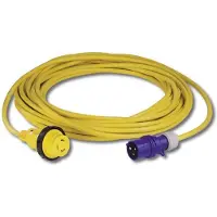 Marinco European Plug Electrical Cable 20 M 16a 230v Geel