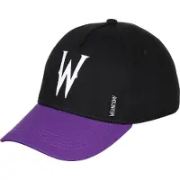 KARACTERMANIA MERCREDI - Logo - Casquette Snapback, Zwart
