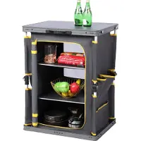 Dd Campingkeuken - Kampeerkeuken - Campingkast - 50x60x80cm - Grijs