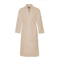 Badrock Sauna badjas wafel - biologisch katoen - beige unisex badjas - wafel kimono - Oeko-Tex - kimono - wafel badjas dames - wafel badjas heren - zand - maat XL