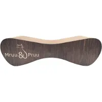 Mruu&Pruu GROTE KARTONNEN KAT SCRATTER Kattenmand Krabplank Krabpaal Karton Krabmand Kattenbed 70x23x24 cm BRUIN