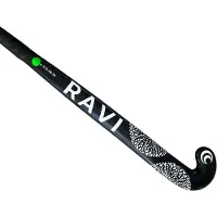RAVI Hockeystick - Extreme low bow - 95% Carbon - Carbon Black Tree 36,5''