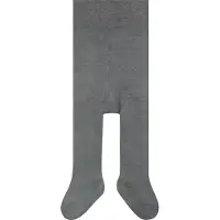 Falke Family dun eenkleurig katoen panty baby grijs - maat 80-92