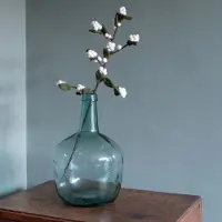 Sjaal met Verhaal Fairtrade Vilt - Tak & Besjes Wit - Sneeuwbes - 50cm - Homedeco