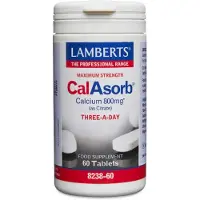 Lamberts Calasorb (calcium citraat) & Vitamine D3 60 tabletten