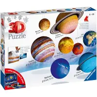 Ravensburger 3d Planetary System Puzzle Veelkleurig 8-11 Years Kinderen