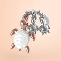 Metalmorphose - Sleutelhanger - Turtle Family