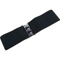 Hell Bunny - Rockabilly Riem - Retro - voor Vrouwen - zwart - Maat XS-S