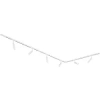 QAZQA Modern railsysteem met 6 witte spots 1-fase - Slimline Uzzy