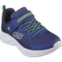 SKECHERS Sneakers 'Microspec II - Zovrix' navy / neongroen
