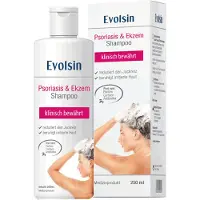 Evolsin medical UG (haftungsbeschränkt) Shampoo voor eczeem en psoriasis, bij psoriasis, eczeem en neurodermitis 250 ml Shampoo