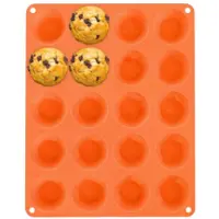 Orion Silline - Siliconen Bakvorm - Mini Muffins - Bruin