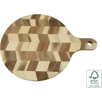 Hit Trading Snij-Serveerplank Acaciahout met Ophangoog 40x30x1.4 cm