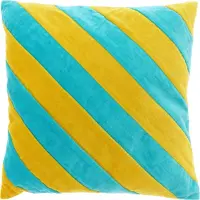 Unique living Sierkussen Zoya Geel / Blauw 45 X 45 Cm