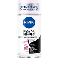 Nivea Deoroller 50ml Black&White Invisible Clear
