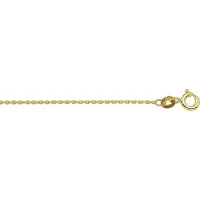 The Jewelry Collection Geelgouden Collier anker gediamanteerd 1 4016348 42 cm