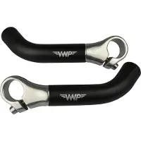 Vwp gebogen bar ends - 15cm - zwart