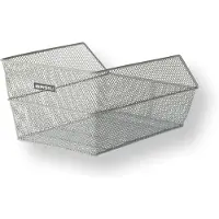Basil cento - fietsmand - achterop - zilver