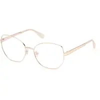 MAX&Co. MO5140 56/16/140 Glanzend ivoor Bril Front metaal cirkel galvan VROUW MO5140