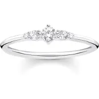 Thomas Sabo Dames Ring Zilver - Zilverkleurig - 16.50 mm / maat 52