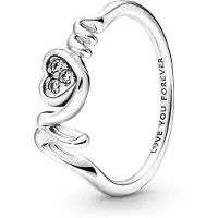 Pandora Timeless Dames Ring Zilver - Zilverkleurig - 17.25 mm / maat 54