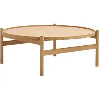 Brdr. Krüger HB salontafel Ø100 cm Geolied eikenhout