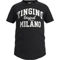 Vingino Classic logo t-shirt Jongens Zwart 116