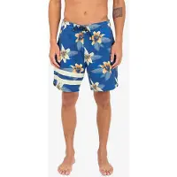 Hurley Phntm Eco Block Party 18 Boardshort Blue Void Size: 29 | Swimming Trunks Outlet | Heren | Blauw