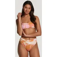 Shiwi Ladies Lola Bikini Set Block Palm Iced Strawberry Pink Maat: 44 | Bikini's Outlet | Dames | Roze