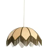 Light & Living Hanglamp Ø55x36,5 cm SULINA raffia naturel+groen