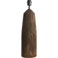 Light & Living Lampvoet Ø15x45 cm TRAPANI hout mat donker bruin