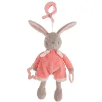 Big Buy Cooking Activiteitenkonijn Met Fluwelen Knuffelclip 26 Cm