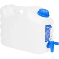 vidaXL Watertank met kraan 10 L kunststof transparant