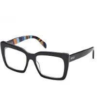 Emilio Pucci Bril - - EP5261 - Geweven zwart - Acetaat voorkant - 54/17/140