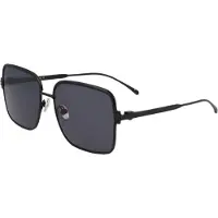 Ferragamo Zonnebril - - SF317S - Mat zwart - Metaal - Dames