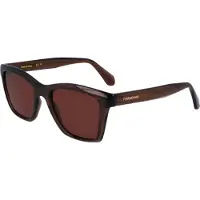 Salvatore Ferragamo Heren Rechthoekige Acetaat Zonnebril SF2001S