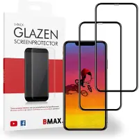 BMAX 2-pack iPhone XS Max Glazen Screenprotector - Full Cover