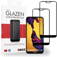 BMAX 2-pack Huawei P20 Lite Glazen Screenprotector - Full Cover