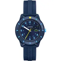 Lacoste LC2030053 Mini Tennis Staal Silic Blauw 34,5mm