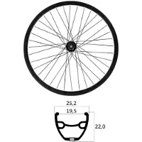 Mvtek E-bike 29´´ 6b Disc Tubeless Mtb Voorwiel
