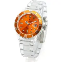Alpha Saphir 249H Horloge - Kunststof - Transparant - Ø 40 mm