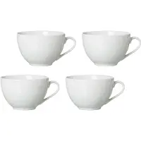 Ritzenhoff & Breker Cappuccinotassen Bianco 300 ml Set van 4