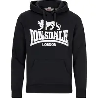 Lonsdale Sweatshirt 'Gosports 2' zwart / wit