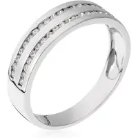 Orphelia RD-3364/60 - Ring - 18 Karaat Witgoud / Diamant 0.42 ct