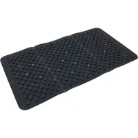 Heva Badmat Antislip - 40 x 70cm - Antraciet