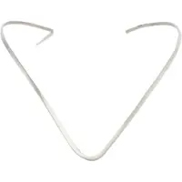 Behave – Ketting - Zilveren Spang – Massief 925 Sterling Zilver – Hand gesmeed