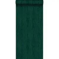 Origin Wallcoverings behang houten planken met nerf smaragd groen - 53 cm x 10.05 m - 347557