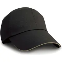 Result Herringbone Cap With Sandwich Peak | Maat: Één maat