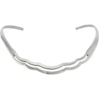 Behave – Ketting - Zilveren Spang – Massief 925 Sterling Zilver – Hand gesmeed